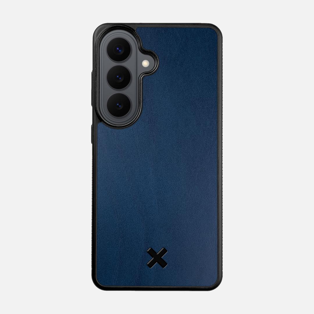 Midnight Leather Case for the Samsung Galaxy S26 featuring a Genuine Leather backer with the Keyway X Mark#Phone Model_Galaxy S26