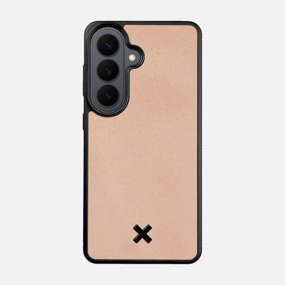 Natural Leather Case for the Samsung Galaxy S26 featuring a Genuine Leather backer with the Keyway X Mark#Phone Model_Galaxy S26