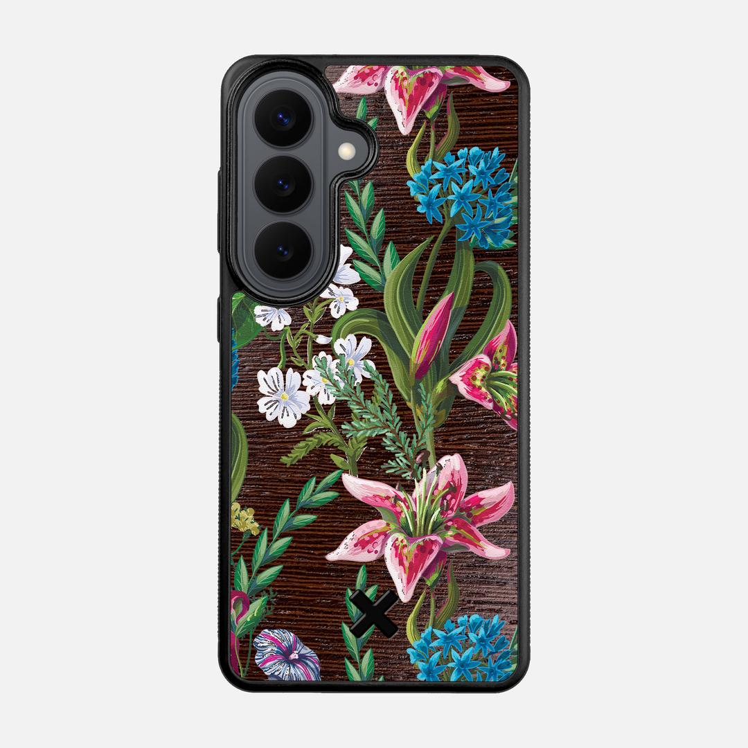 Stargazer Case for the Samsung Galaxy S26 featuring a UV Printed Wenge Wood backer with the Keyway X Mark#Phone Model_Galaxy S26