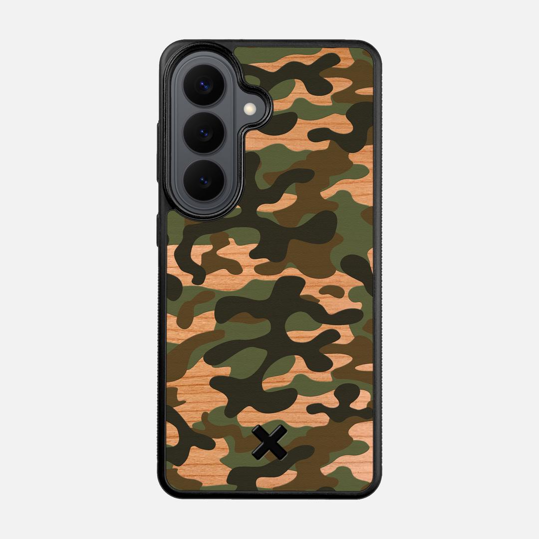 Trooper Case for the Samsung Galaxy S26 featuring a UV Printed and Cherry Wood backer with the Keyway X Mark#Phone Model_Galaxy S26