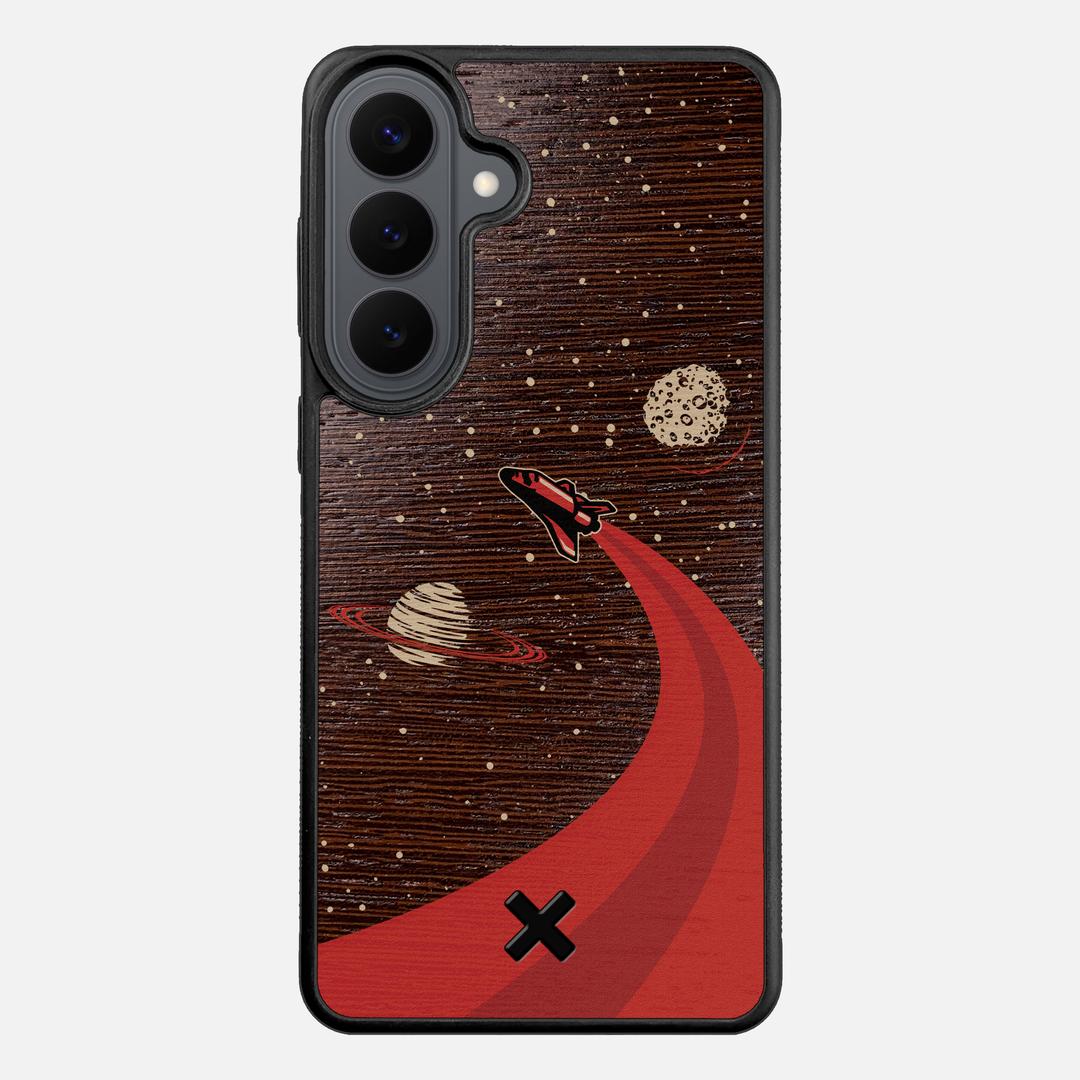 Booster Case for the Samsung Galaxy S26 Plus featuring a UV Printed Wenge Wood backer with the Keyway X Mark#Phone Model_Galaxy S26 Plus