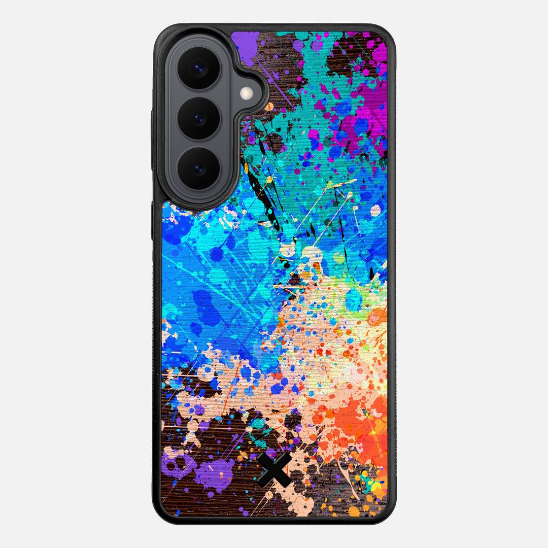 Chroma Case for the Samsung Galaxy S26 Plus featuring a UV Printed Wenge Wood backer with the Keyway X Mark#Phone Model_Galaxy S26 Plus