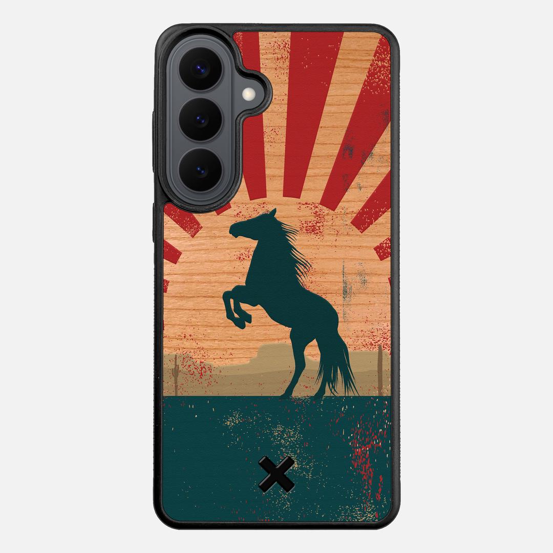 Mustang Case for the Samsung Galaxy S26 Plus featuring a UV Printed Cherry Wood backer with the Keyway X Mark#Phone Model_Galaxy S26 Plus
