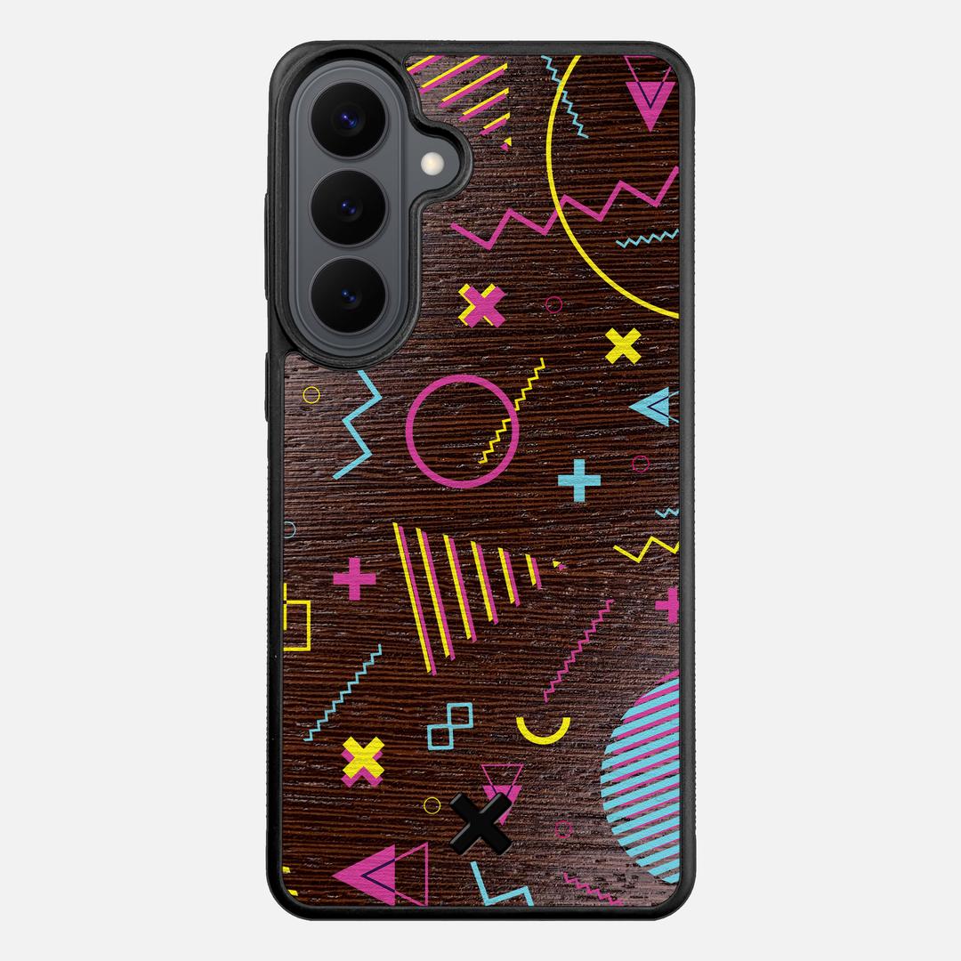 Neon Case for the Samsung Galaxy S26 Plus featuring a UV Printed Wenge Wood backer with the Keyway X Mark#Phone Model_Galaxy S26 Plus