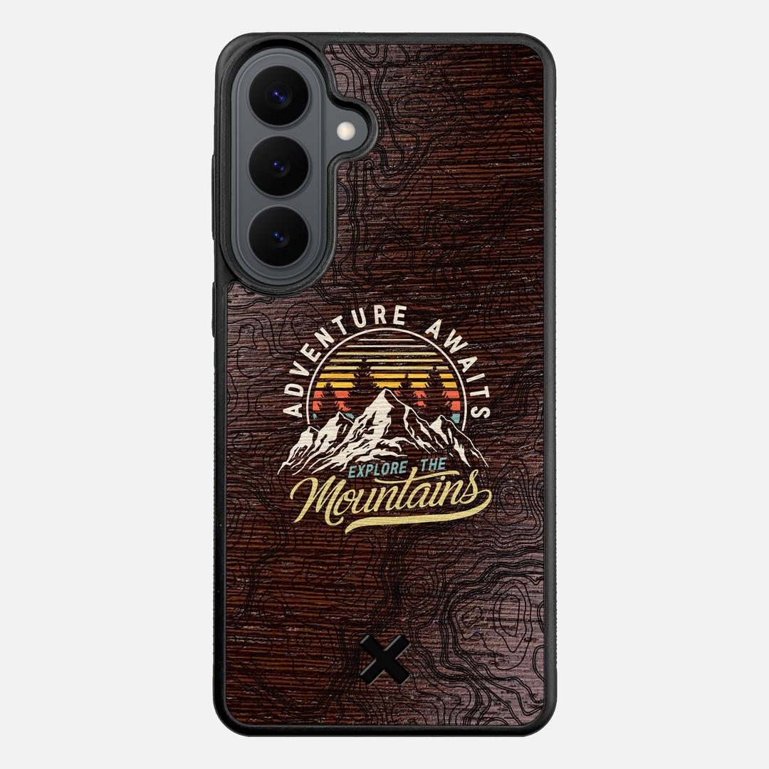 Wanderlust Case for the Samsung Galaxy S26 Plus featuring a UV Printed Wenge Wood backer with the Keyway X Mark#Phone Model_Galaxy S26 Plus