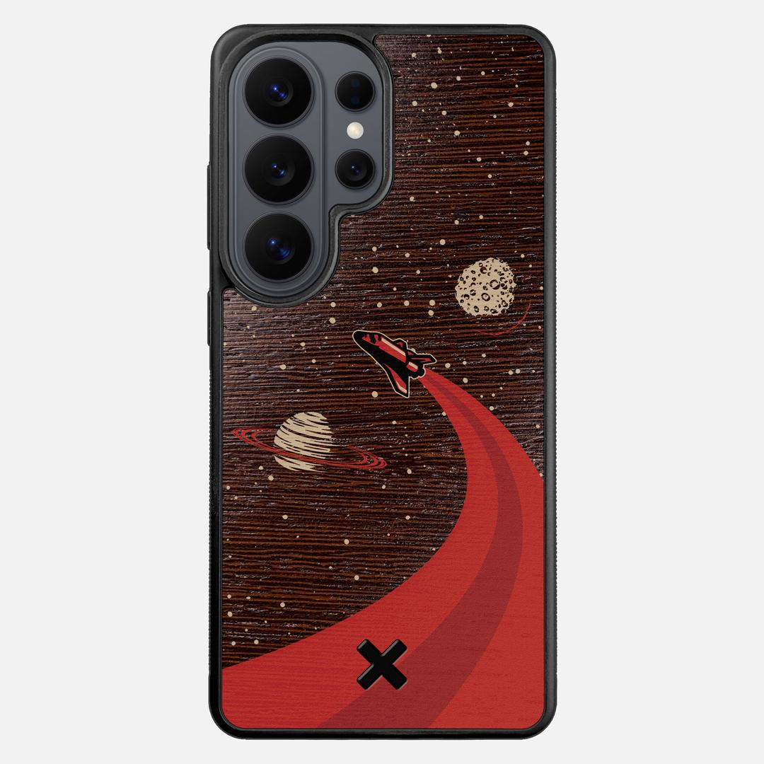 Booster Case for the Samsung Galaxy S26 Ultra featuring a UV Printed Wenge Wood backer with the Keyway X Mark#Phone Model_Galaxy S26 Ultra