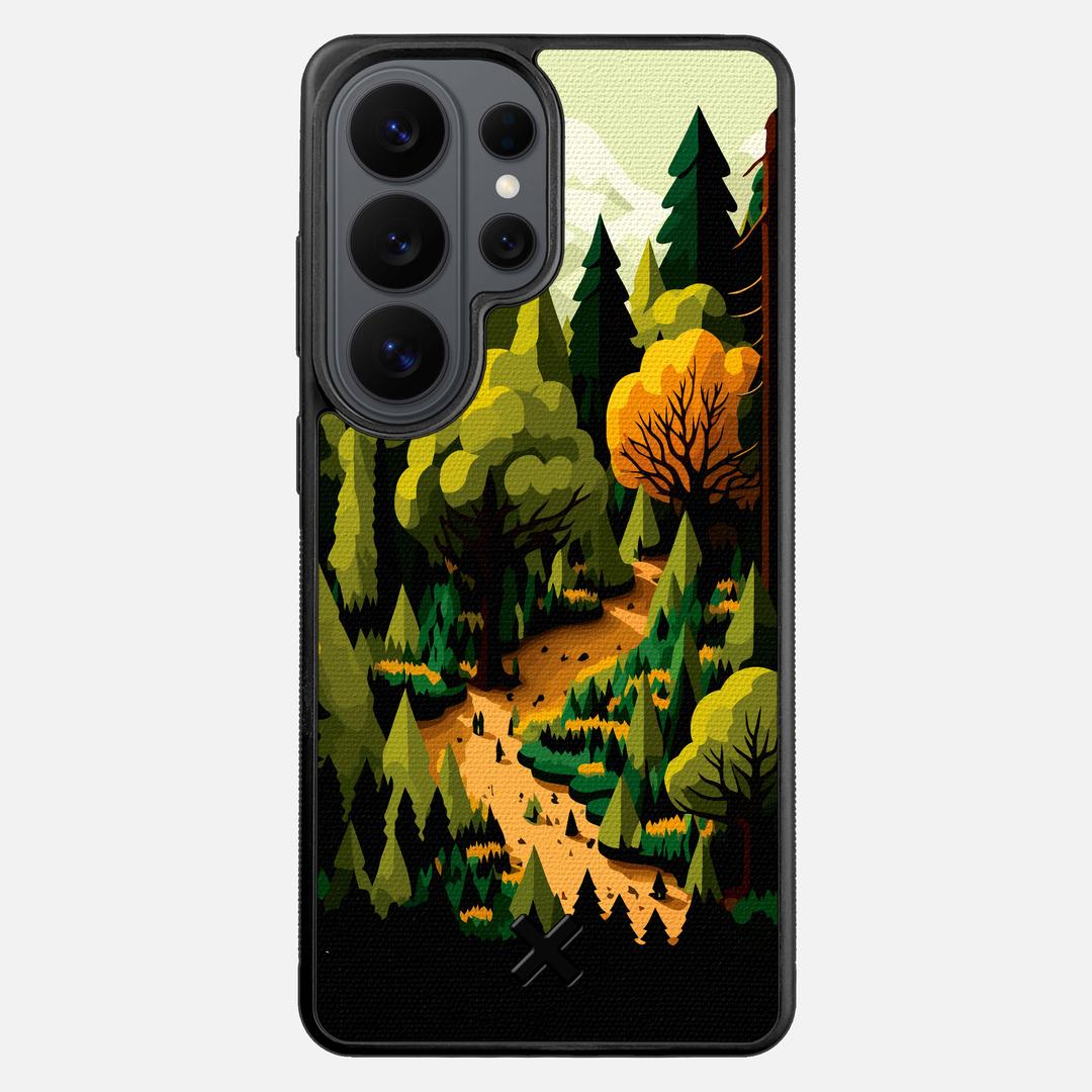 Evergreen Case for the Samsung Galaxy S26 Ultra featuring a UV Printed Cotton Canvas backer with the Keyway X Mark#Phone Model_Galaxy S26 Ultra