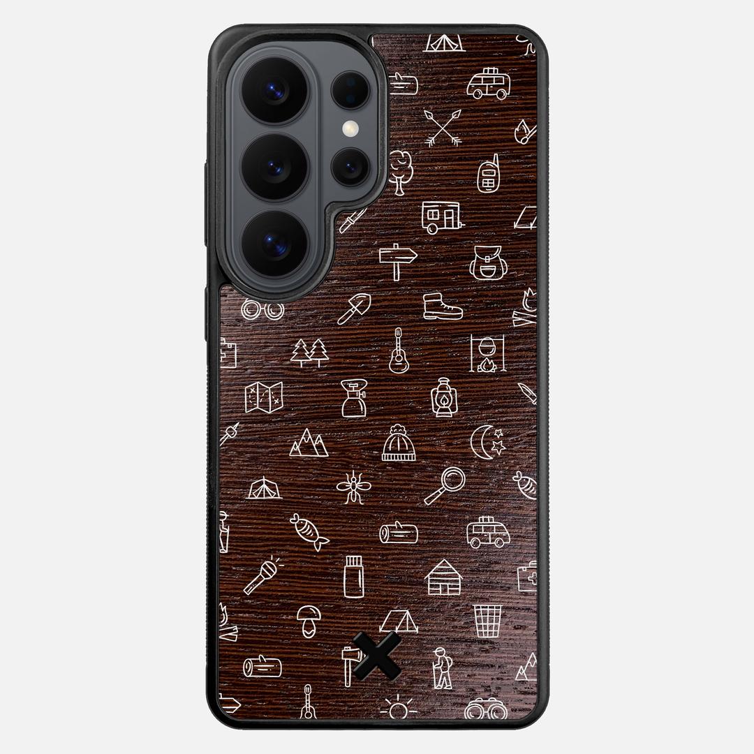 Gear Case for the Samsung Galaxy S26 Ultra featuring a UV Printed Wenge Wood backer with the Keyway X Mark#Phone Model_Galaxy S26 Ultra