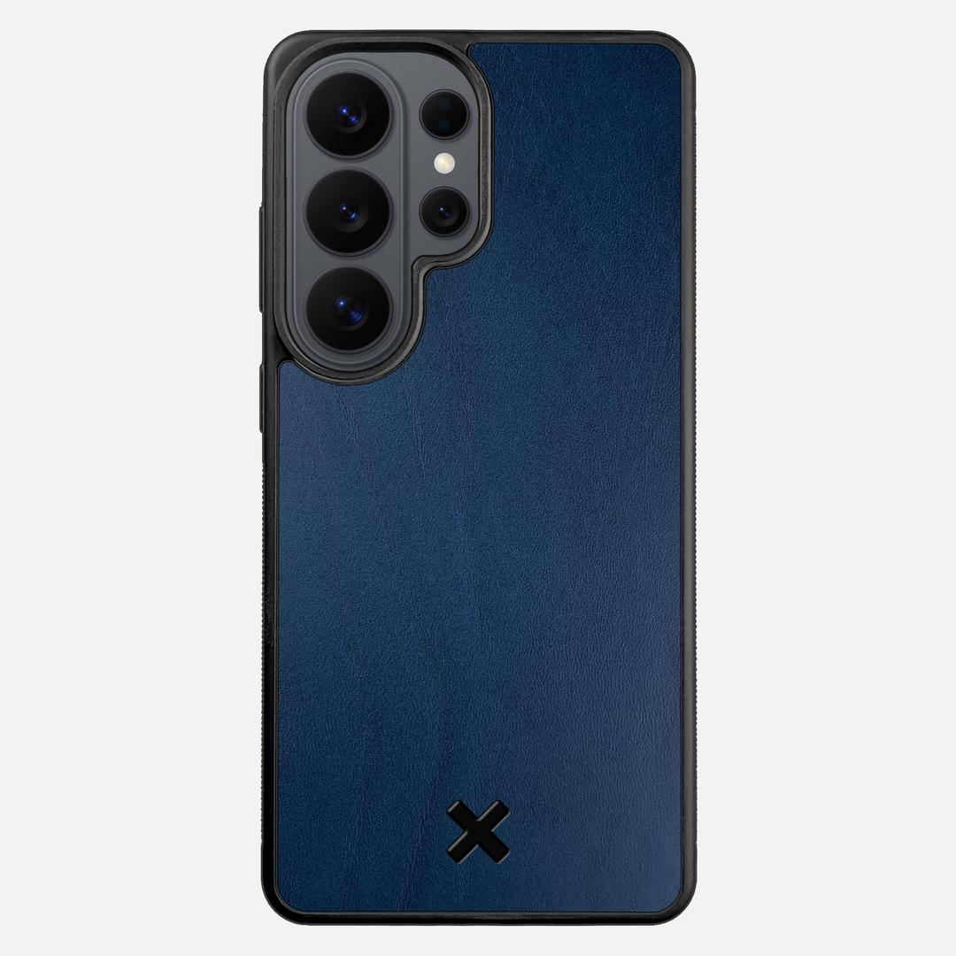 Midnight Leather Case for the Samsung Galaxy S26 Ultra featuring a Genuine Leather backer with the Keyway X Mark#Phone Model_Galaxy S26 Ultra