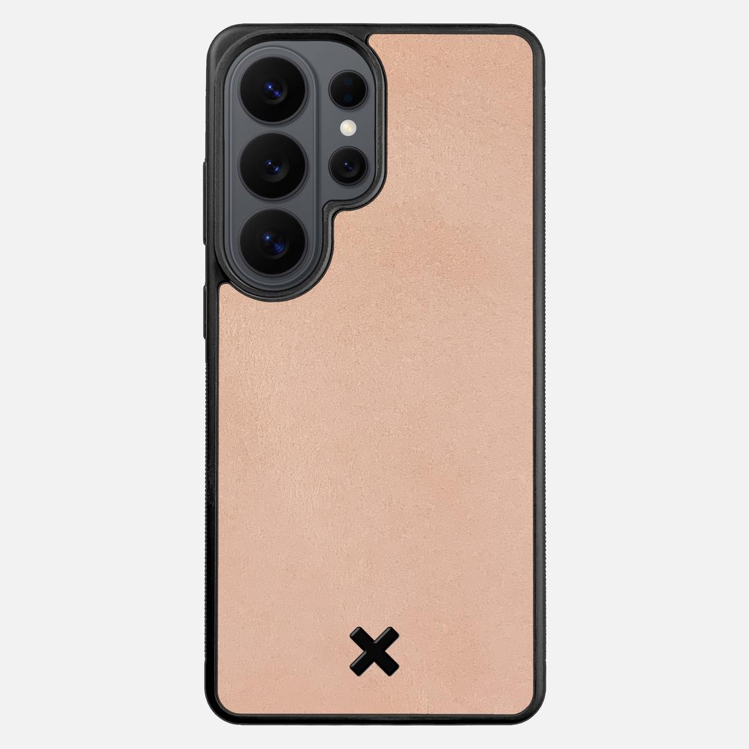 Natural Leather Case for the Samsung Galaxy S26 Ultra featuring a Genuine Leather backer with the Keyway X Mark#Phone Model_Galaxy S26 Ultra