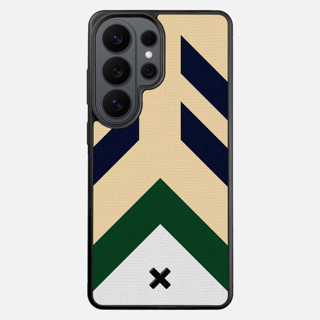 Passage Case for the Samsung Galaxy S26 Ultra featuring a UV Printed Cotton Canvas backer with the Keyway X Mark#Phone Model_Galaxy S26 Ultra