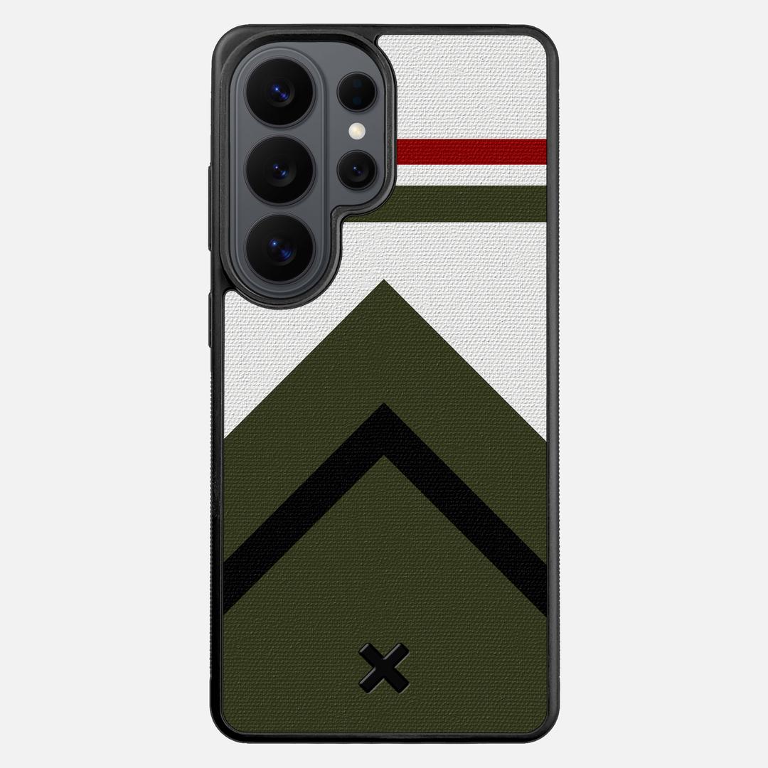 Peak Case for the Samsung Galaxy S26 Ultra featuring a UV Printed Cotton Canvas backer with the Keyway X Mark#Phone Model_Galaxy S26 Ultra
