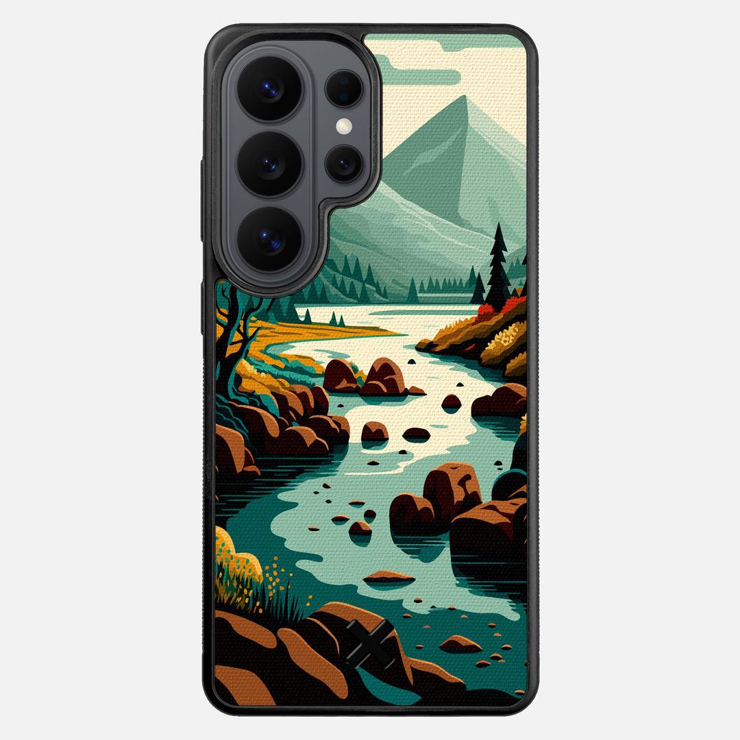 Sanctuary Case for the Samsung Galaxy S26 Ultra featuring a UV Printed Cotton Canvas backer with the Keyway X Mark#Phone Model_Galaxy S26 Ultra