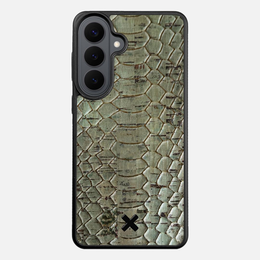 Python Cork Case for the Samsung Galaxy S26 Plus featuring a Genuine Cork backer with the Keyway X Mark#Phone Model_Galaxy S26 Plus
