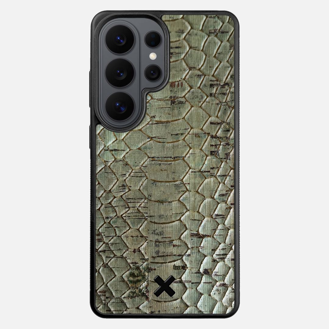 Python Cork Case for the Samsung Galaxy S26 Ultra featuring a Genuine Cork backer with the Keyway X Mark#Phone Model_Galaxy S26 Ultra