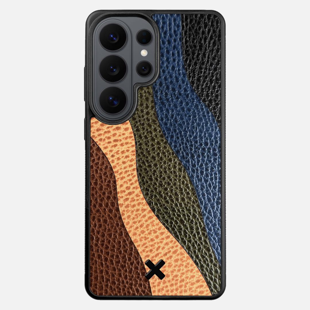 Sable Leather Case for the Samsung Galaxy S26 Ultra featuring a Genuine Leather backer with the Keyway X Mark#Phone Model_Galaxy S26 Ultra