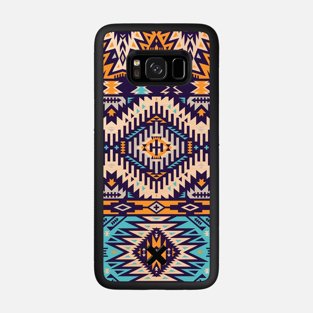 Aztec Case for the Samsung Galaxy S8 featuring a UV Printed Maple Wood backer with the Keyway X Mark#Phone Model_Galaxy S8
