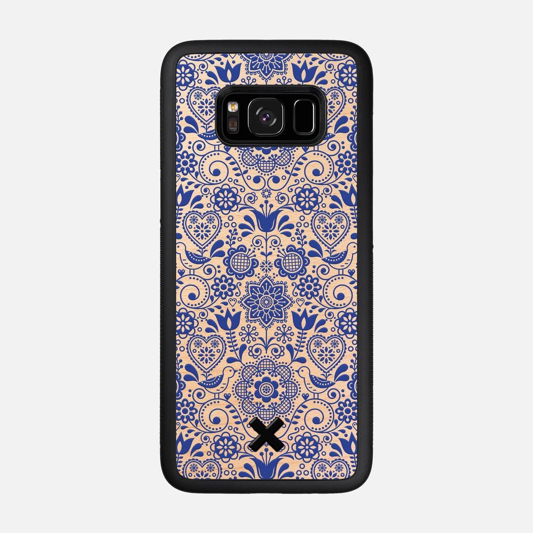 Bloom Case for the Samsung Galaxy S8 featuring a UV Printed Maple Wood backer with the Keyway X Mark#Phone Model_Galaxy S8