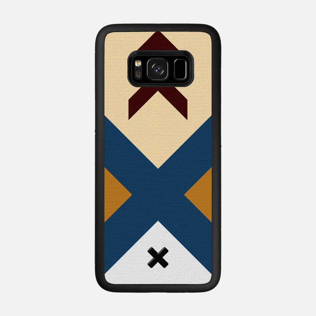 Camp Case for the Samsung Galaxy S8 featuring a UV Printed Cotton Canvas backer with the Keyway X Mark#Phone Model_Galaxy S8