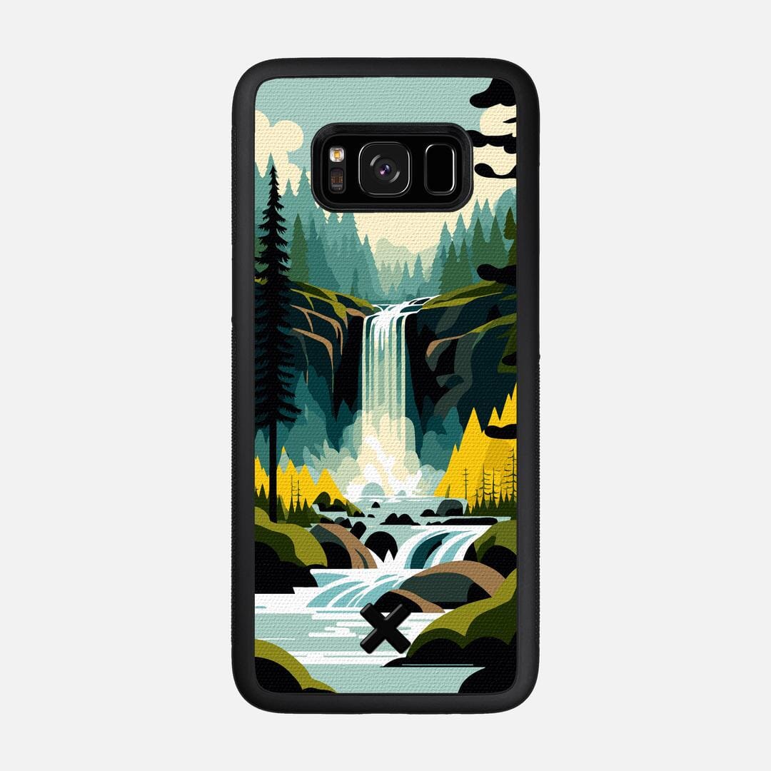 Cascade Case for the Samsung Galaxy S8 featuring a UV Printed Cotton Canvas backer with the Keyway X Mark#Phone Model_Galaxy S8