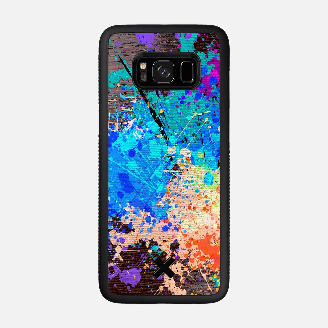 Chroma Case for the Samsung Galaxy S8 featuring a UV Printed Wenge Wood backer with the Keyway X Mark#Phone Model_Galaxy S8