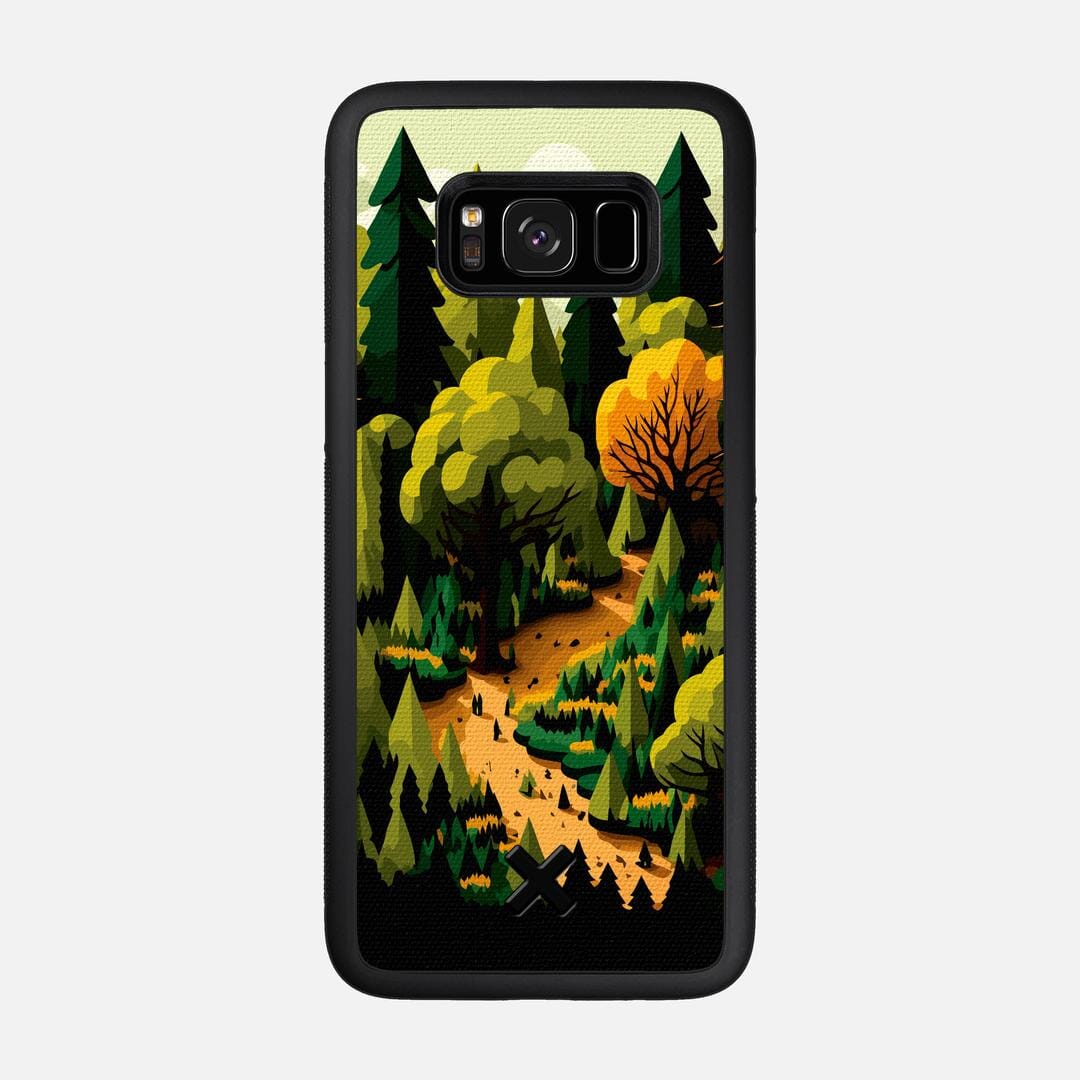 Evergreen Case for the Samsung Galaxy S8 featuring a UV Printed Cotton Canvas backer with the Keyway X Mark#Phone Model_Galaxy S8