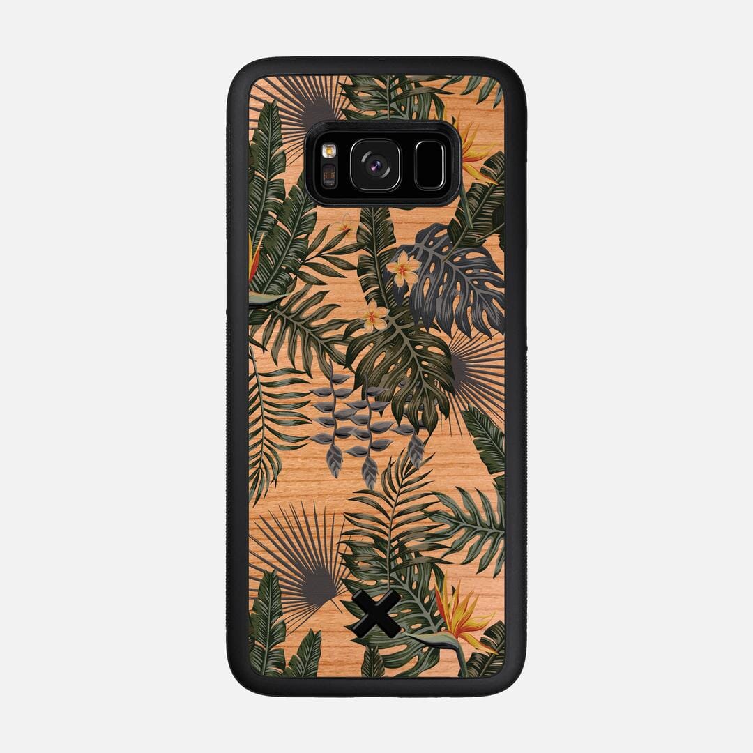 Flora Case for the Samsung Galaxy S8 featuring a UV Printed Cherry Wood backer with the Keyway X Mark#Phone Model_Galaxy S8