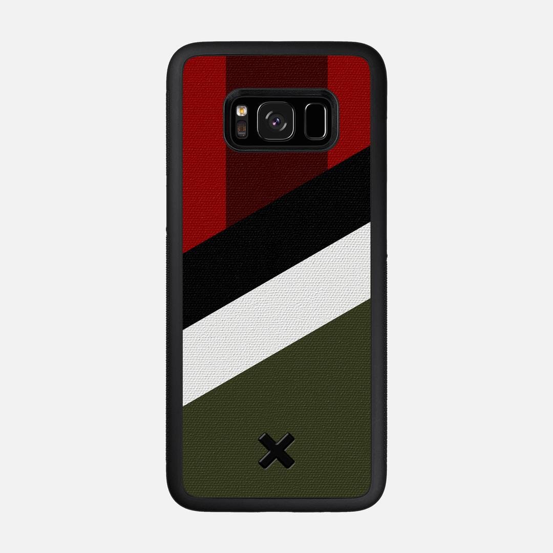 Highland Case for the Samsung Galaxy S8 featuring a UV Printed Cotton Canvas backer with the Keyway X Mark#Phone Model_Galaxy S8