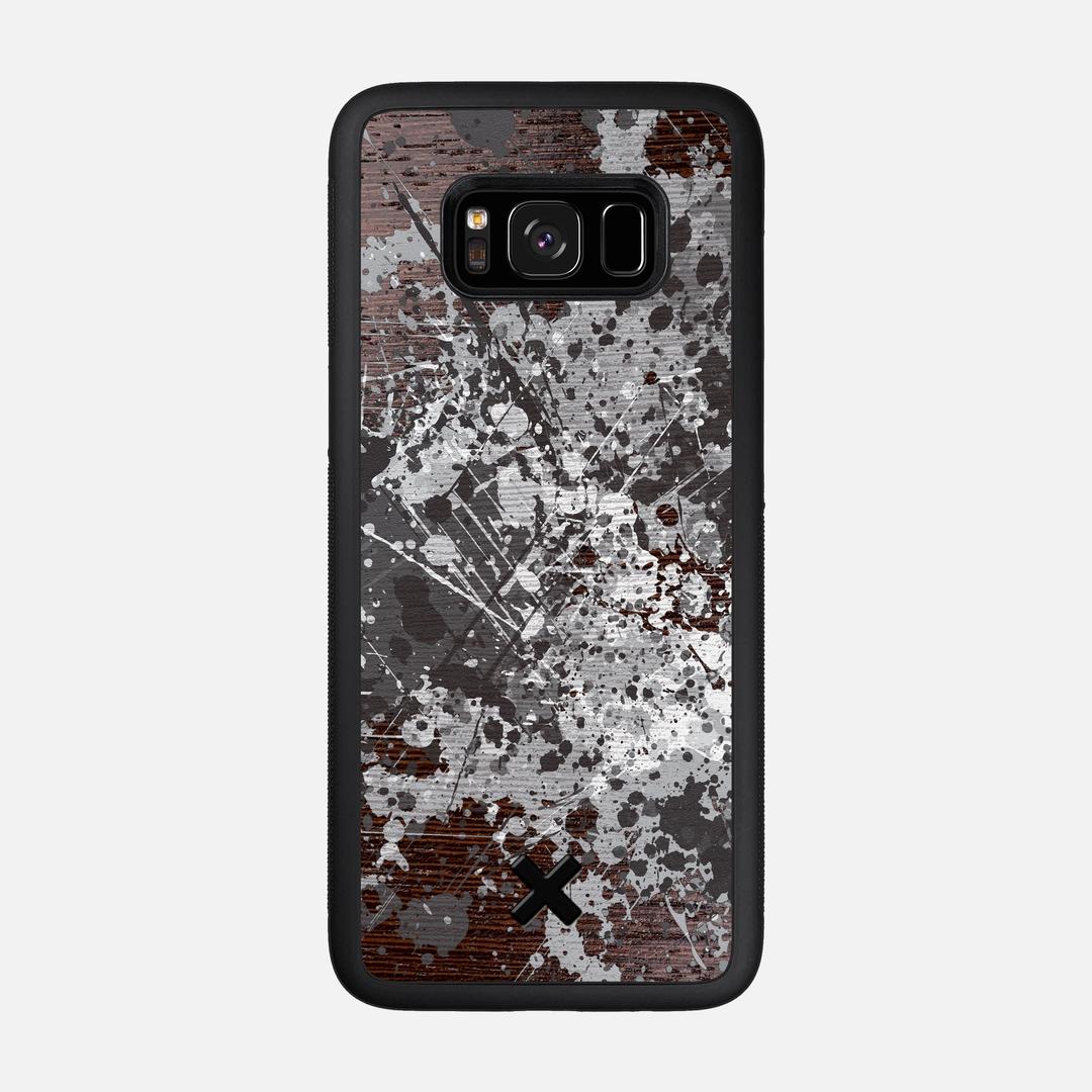 Mono Case for the Samsung Galaxy S8 featuring a UV Printed Wenge Wood backer with the Keyway X Mark#Phone Model_Galaxy S8