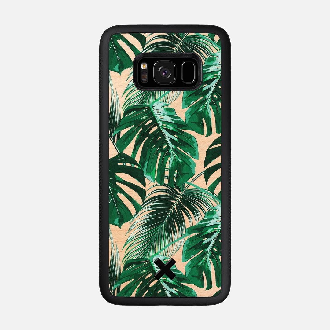 Palm Case for the Samsung Galaxy S8 featuring a UV Printed Maple Wood backer with the Keyway X Mark#Phone Model_Galaxy S8