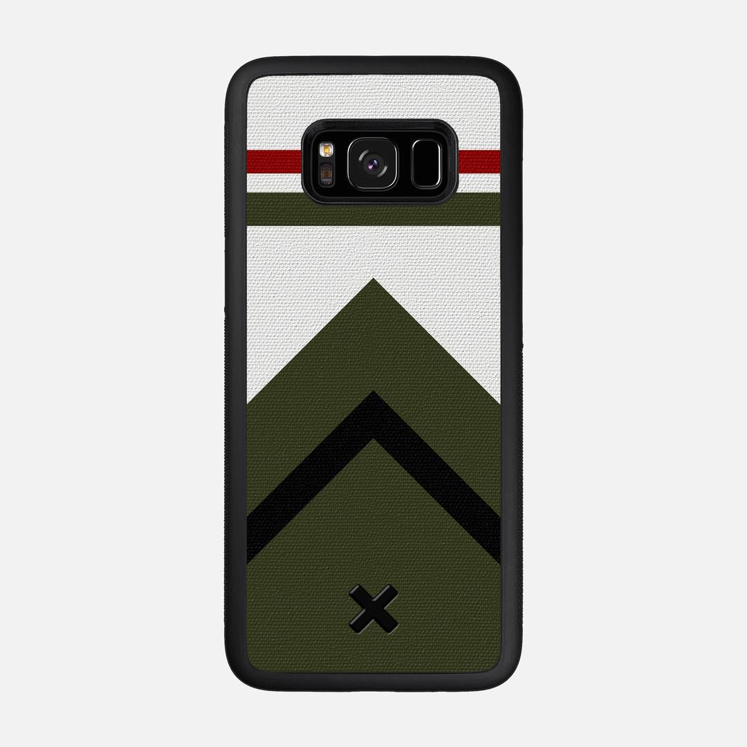 Peak Case for the Samsung Galaxy S8 featuring a UV Printed Cotton Canvas backer with the Keyway X Mark#Phone Model_Galaxy S8