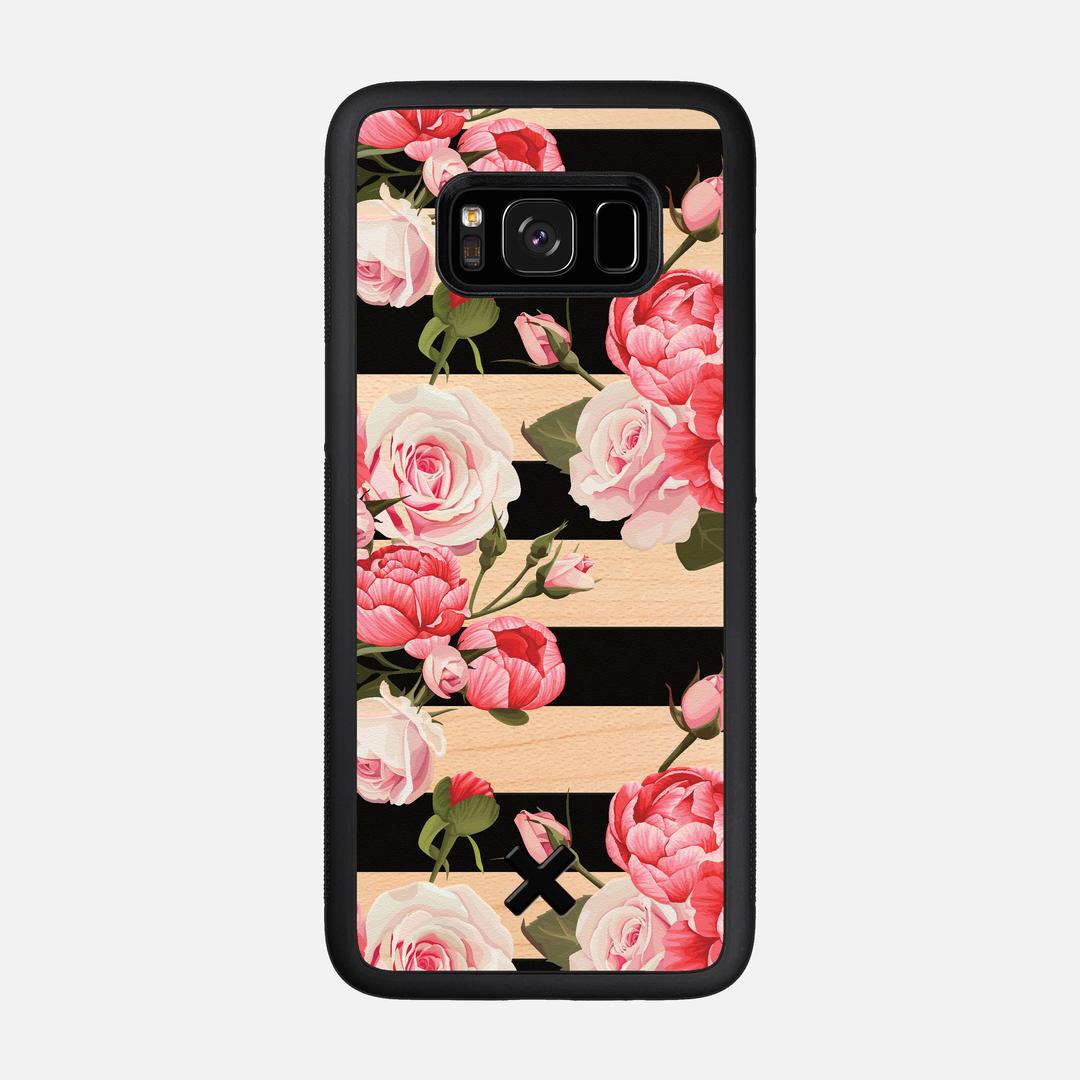 Peony Case for the Samsung Galaxy S8 featuring a UV Printed Maple Wood backer with the Keyway X Mark#Phone Model_Galaxy S8