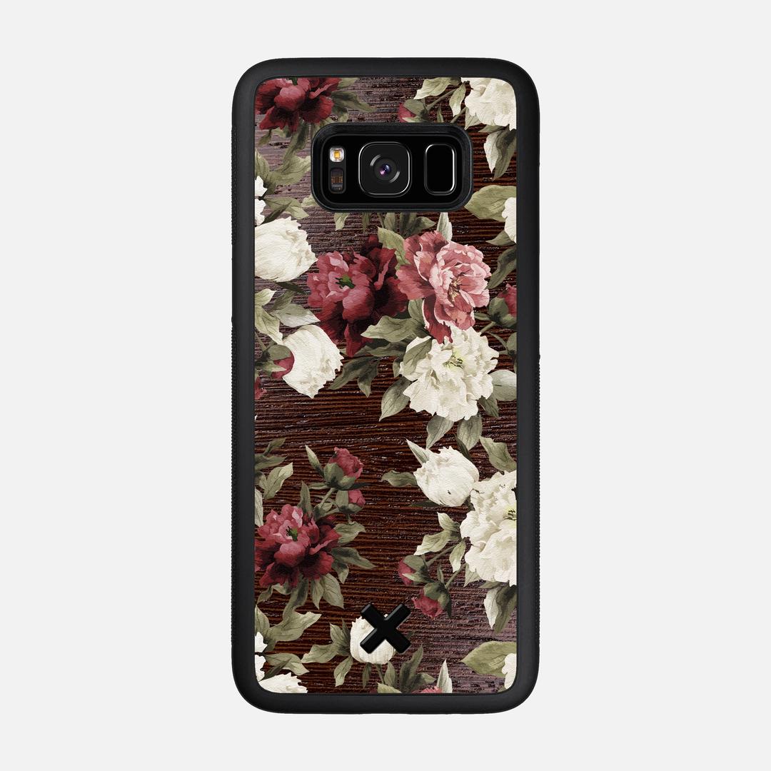 Rose Case for the Samsung Galaxy S8 featuring a UV Printed Wenge Wood backer with the Keyway X Mark#Phone Model_Galaxy S8