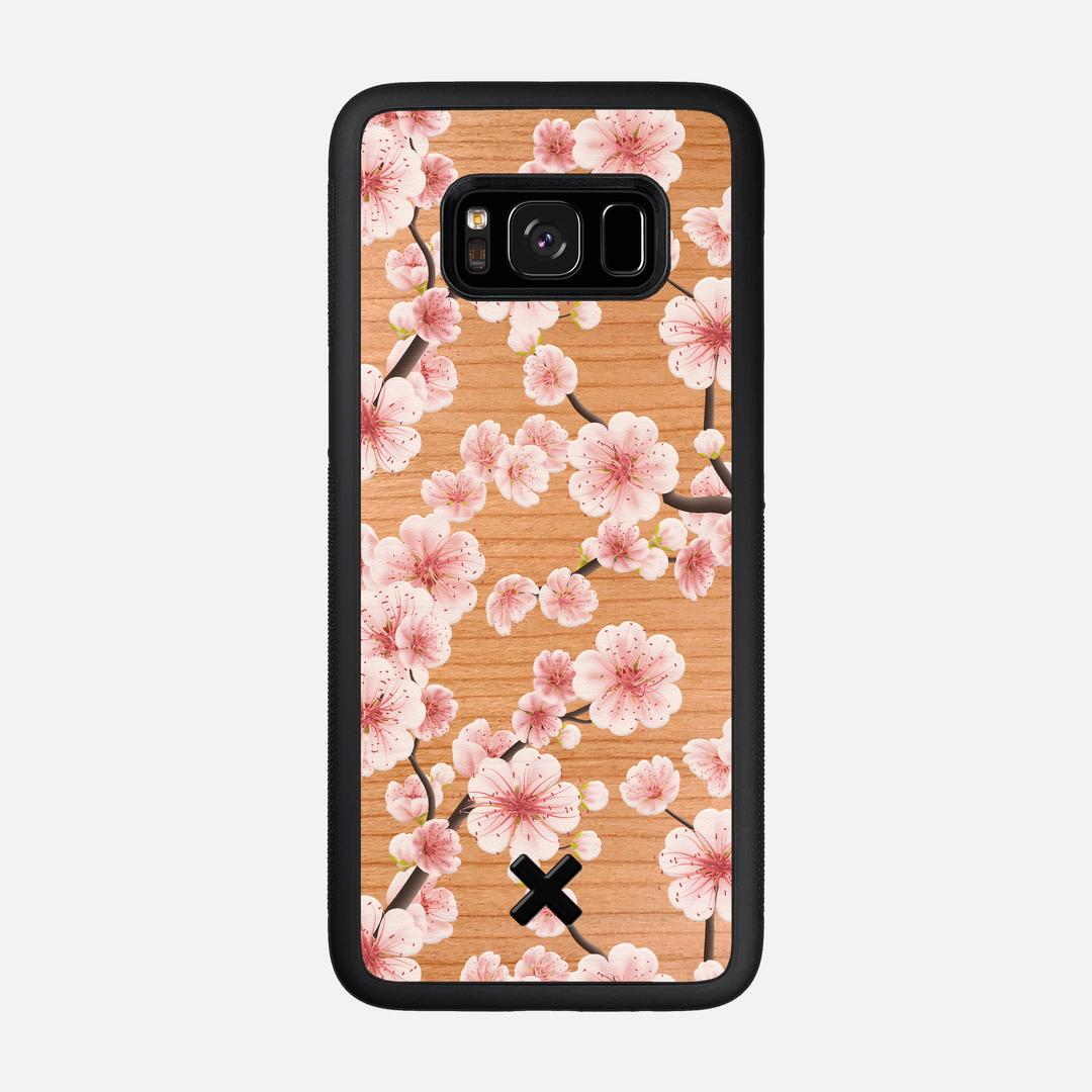 Sakura Case for the Samsung Galaxy S8 featuring a UV Printed Cherry Wood backer with the Keyway X Mark#Phone Model_Galaxy S8