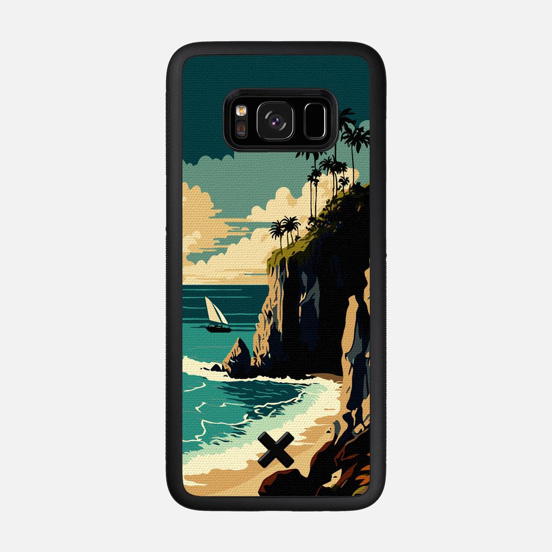 Seaside Case for the Samsung Galaxy S8 featuring a UV Printed Cotton Canvas backer with the Keyway X Mark#Phone Model_Galaxy S8