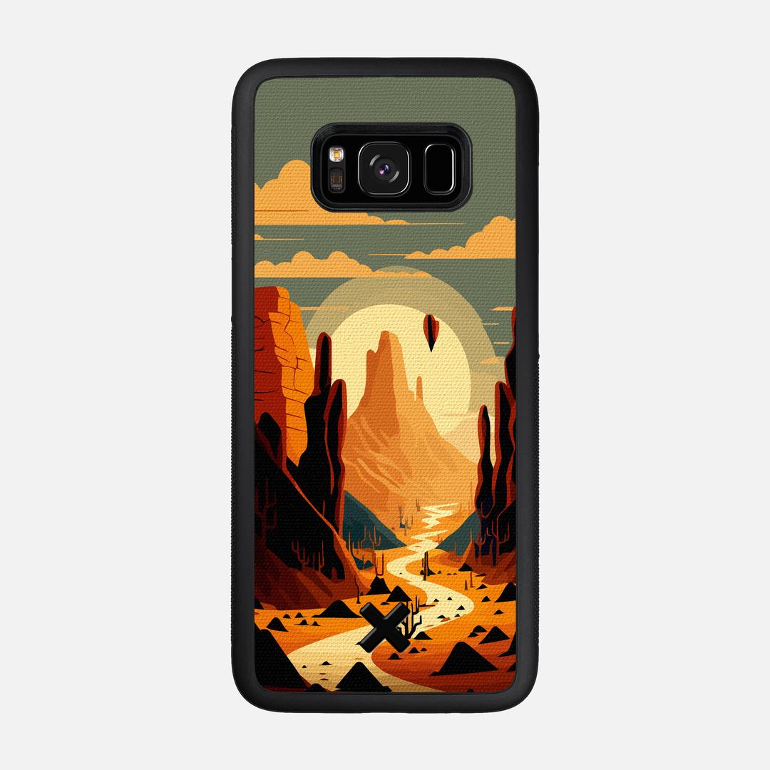 Terra Case for the Samsung Galaxy S8 featuring a UV Printed Cotton Canvas backer with the Keyway X Mark#Phone Model_Galaxy S8