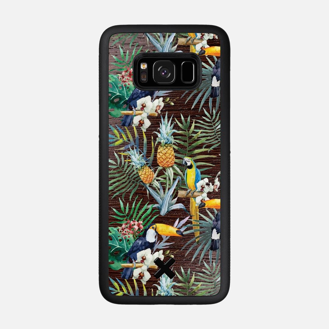 Tropic Case for the Samsung Galaxy S8 featuring a UV Printed and Wenge Wood backer with the Keyway X Mark#Phone Model_Galaxy S8
