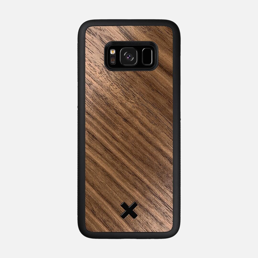Walnut Pure Case for the Samsung Galaxy S8 featuring a Walnut Wood backer with the Keyway X Mark#Phone Model_Galaxy S8