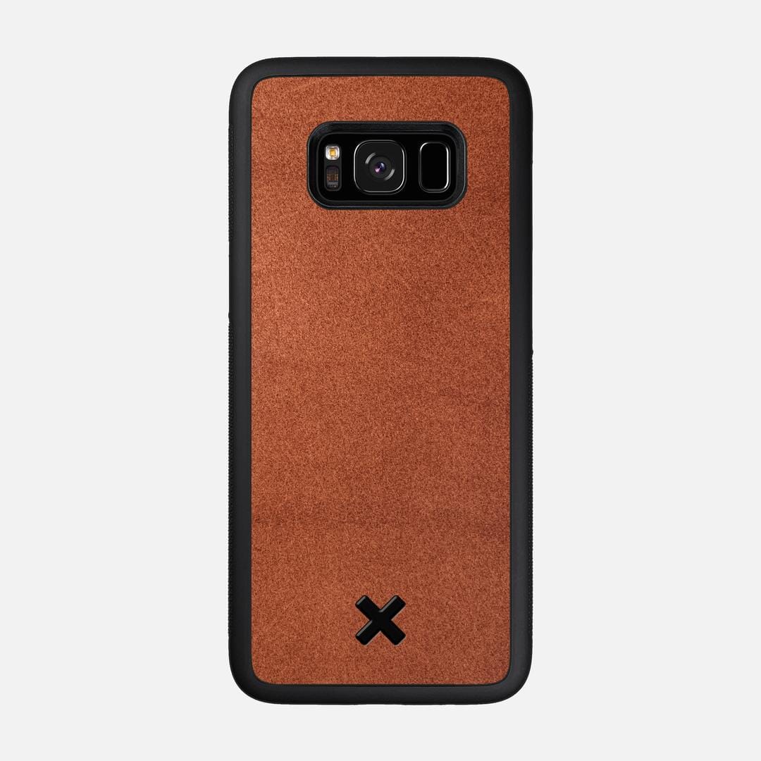 Whiskey Leather Case for the Samsung Galaxy S8 featuring a Genuine Leather backer with the Keyway X Mark#Phone Model_Galaxy S8