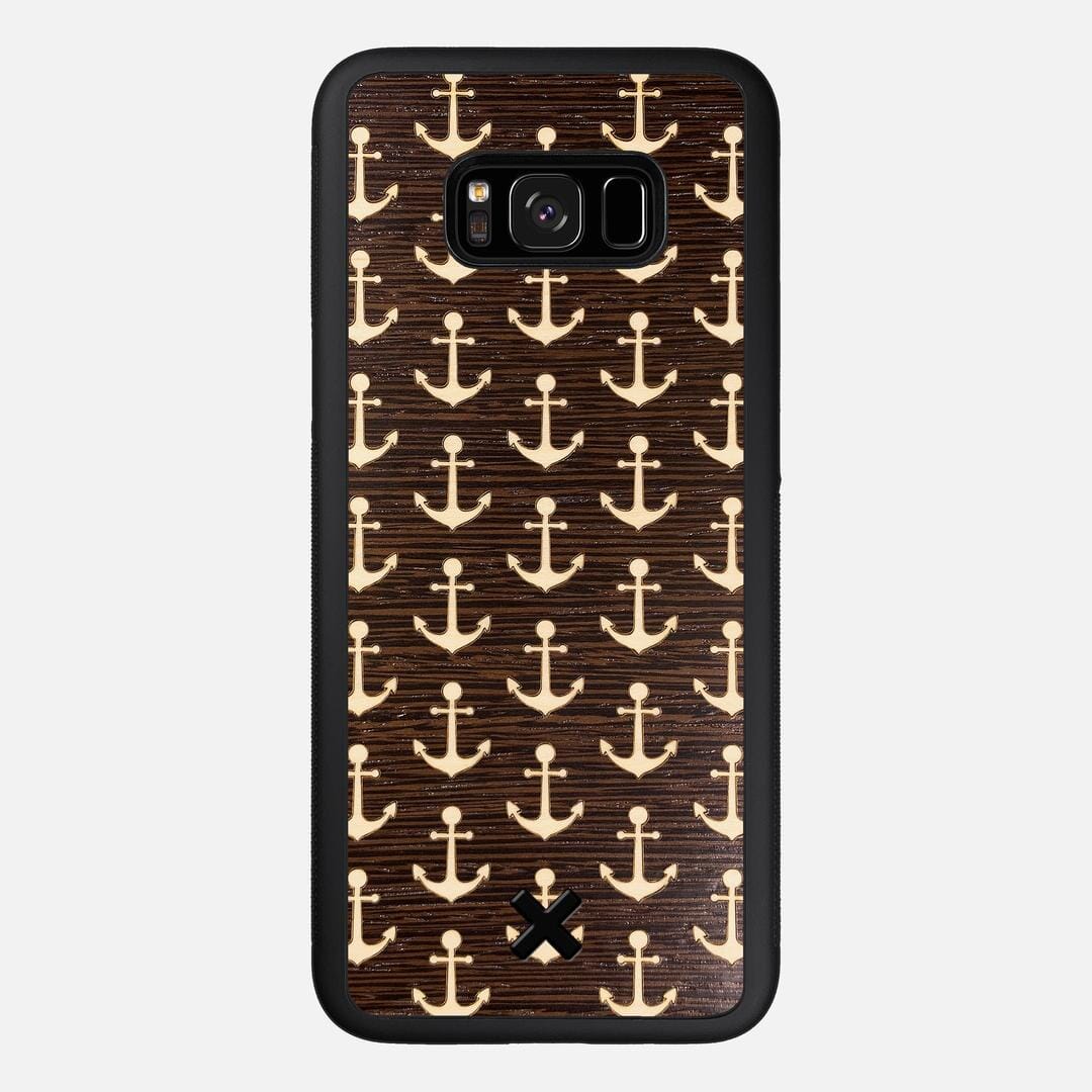 Anchor Case for the Samsung Galaxy S8 Plus featuring a Maple and Wenge Wood backer with the Keyway X Mark#Phone Model_Galaxy S8 Plus
