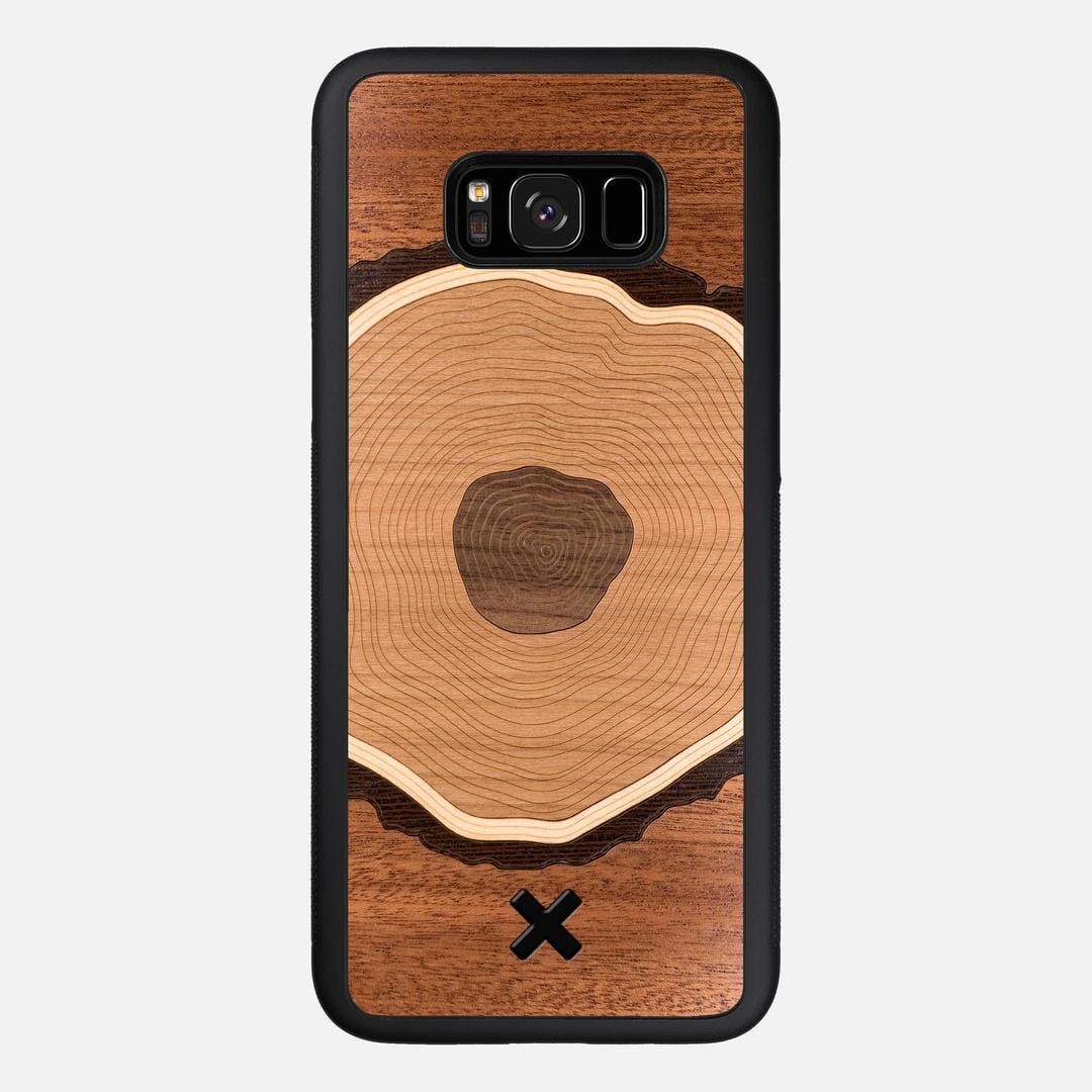 Arbor Case for the Samsung Galaxy S8 Plus featuring a Sapele, Wenge, Maple, Cherry, and Walnut Wood backer with the Keyway X Mark#Phone Model_Galaxy S8 Plus