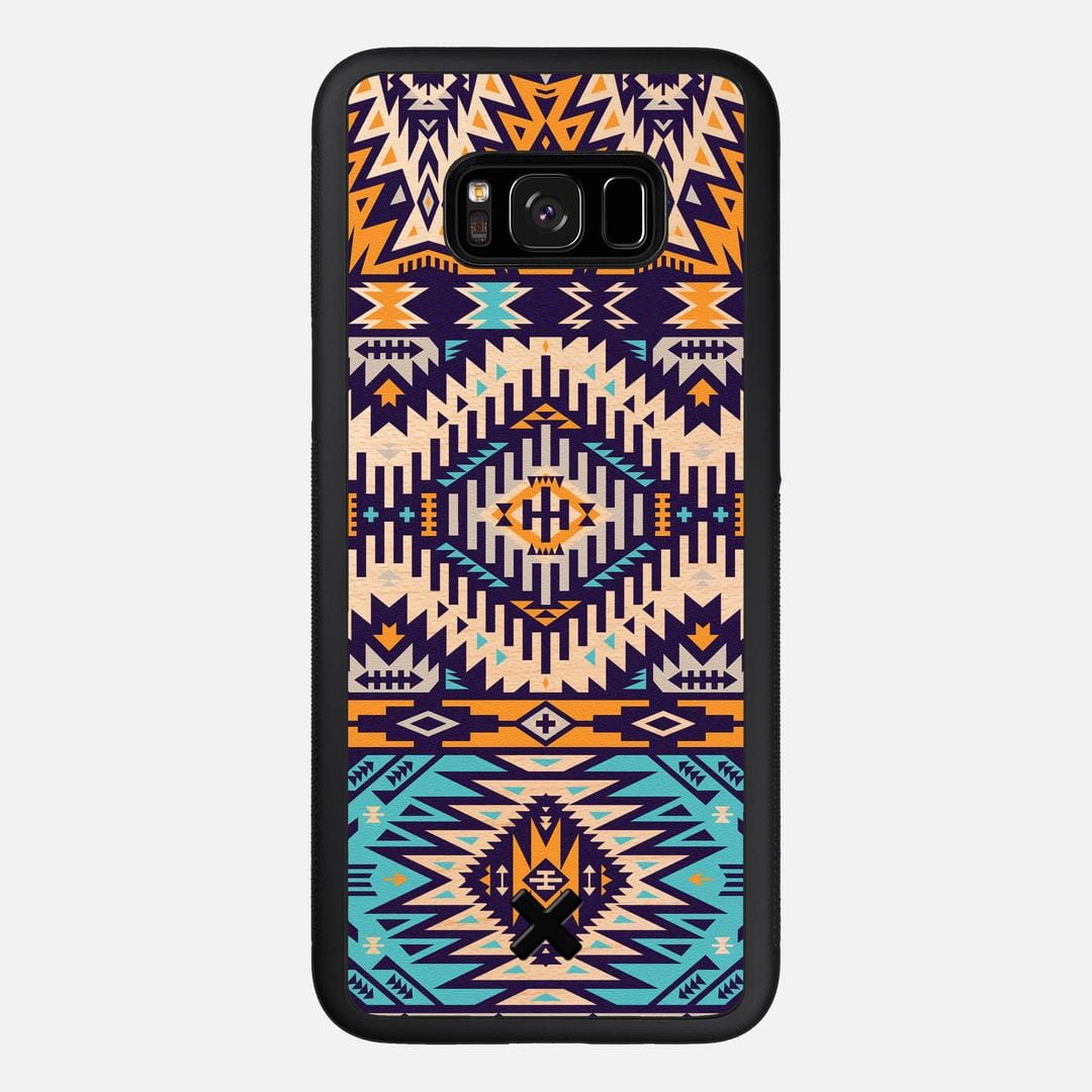 Aztec Case for the Samsung Galaxy S8 Plus featuring a UV Printed Maple Wood backer with the Keyway X Mark#Phone Model_Galaxy S8 Plus