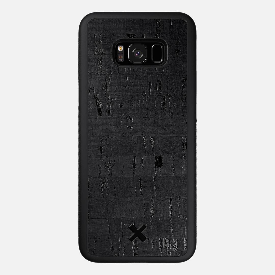 Black Cork Case for the Samsung Galaxy S8 Plus featuring a Genuine Cork backer with the Keyway X Mark#Phone Model_Galaxy S8 Plus