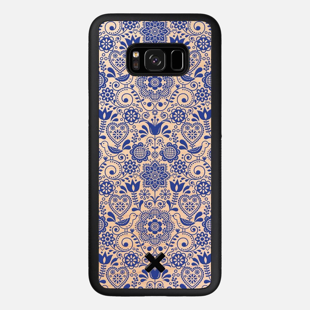 Bloom Case for the Samsung Galaxy S8 Plus featuring a UV Printed Maple Wood backer with the Keyway X Mark#Phone Model_Galaxy S8 Plus