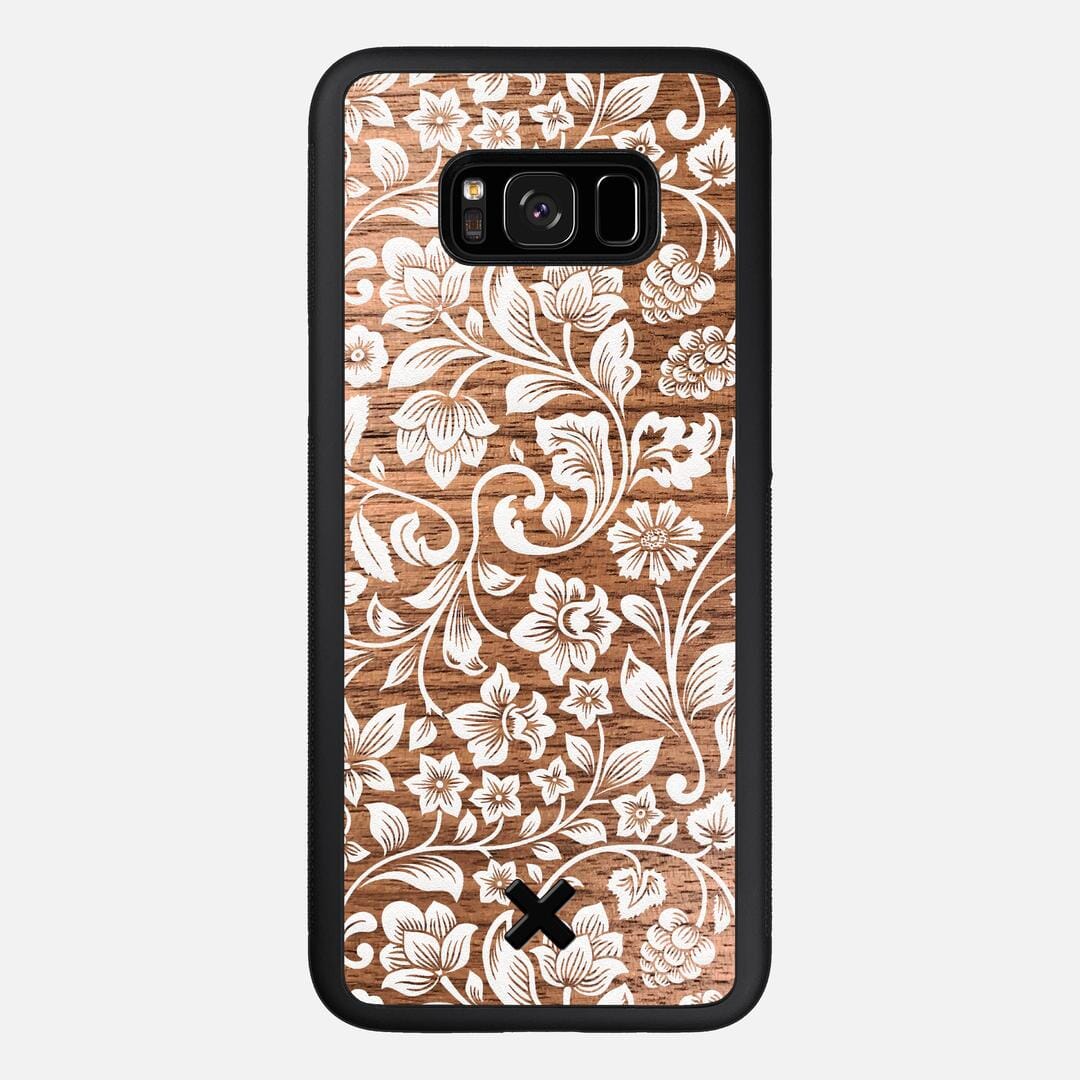 Blossom Case for the Samsung Galaxy S8 Plus featuring a UV Printed Walnut Wood backer with the Keyway X Mark#Phone Model_Galaxy S8 Plus