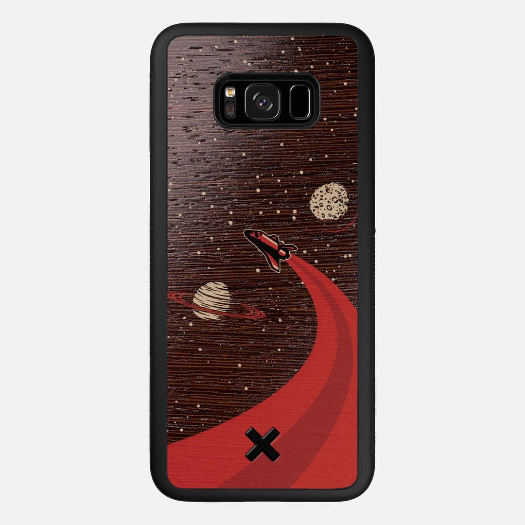 Booster Case for the Samsung Galaxy S8 Plus featuring a UV Printed Wenge Wood backer with the Keyway X Mark#Phone Model_Galaxy S8 Plus
