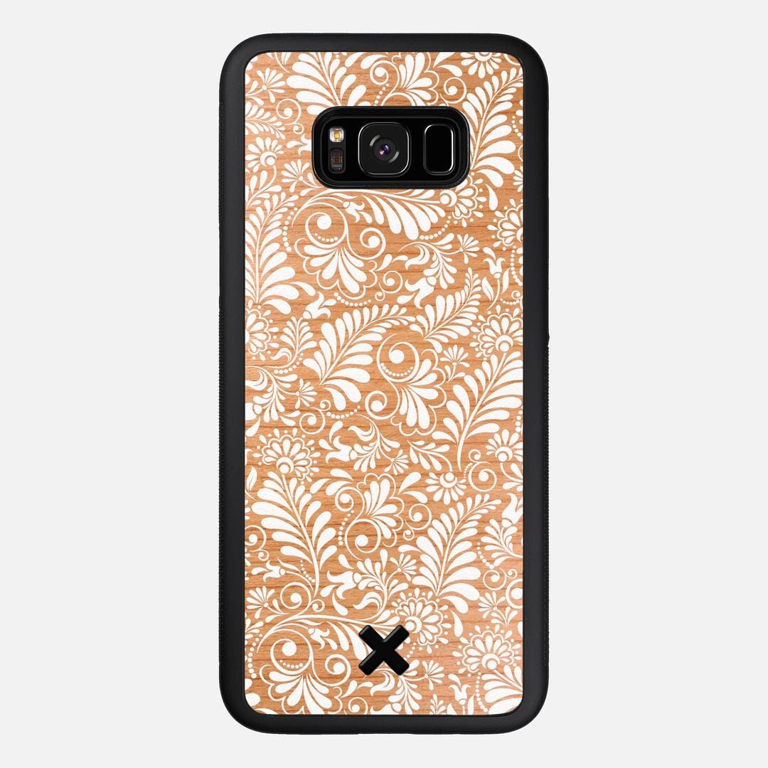 Botanica Case for the Samsung Galaxy S8 Plus featuring a UV Printed Cherry Wood backer with the Keyway X Mark#Phone Model_Galaxy S8 Plus