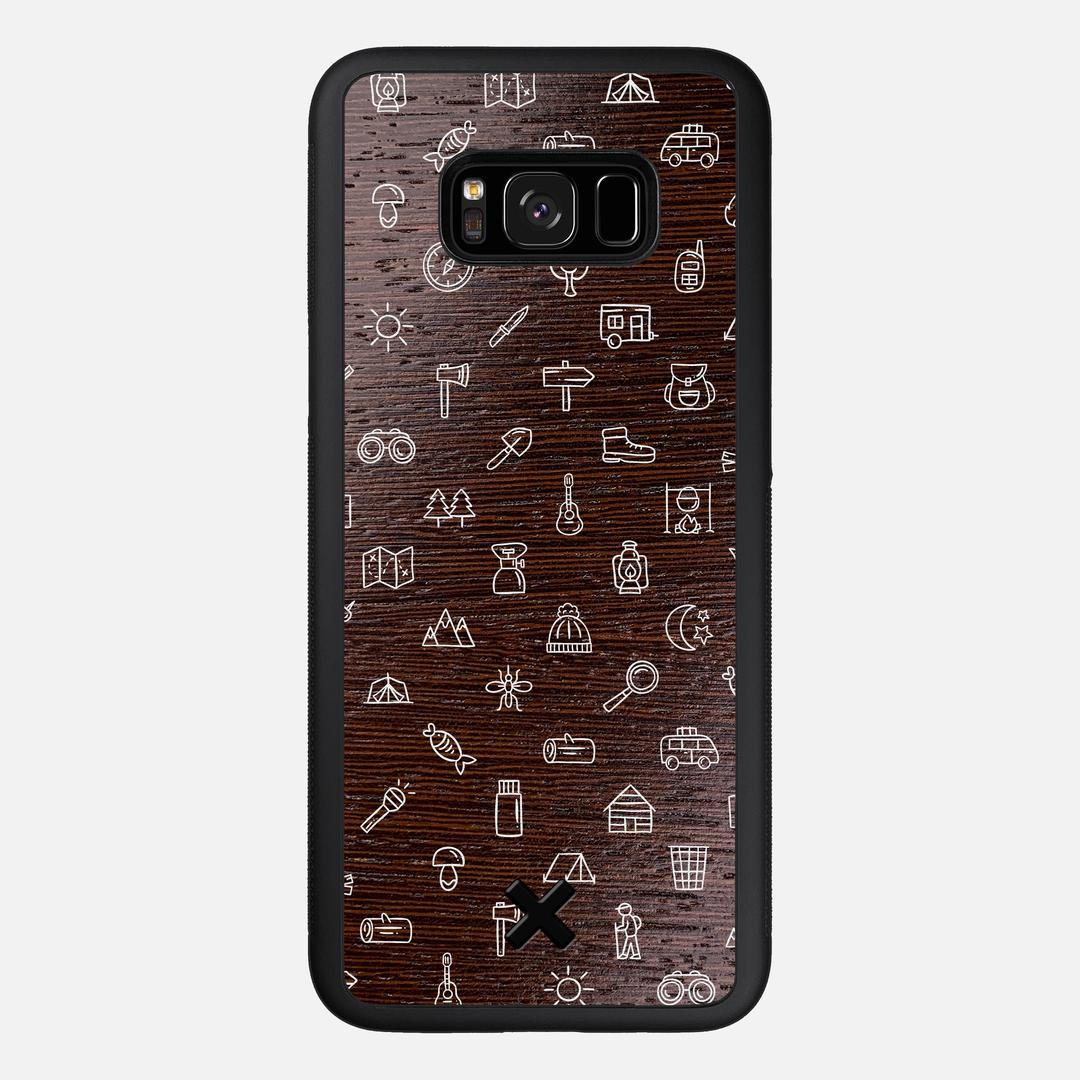 Gear Case for the Samsung Galaxy S8 Plus featuring a UV Printed Wenge Wood backer with the Keyway X Mark#Phone Model_Galaxy S8 Plus