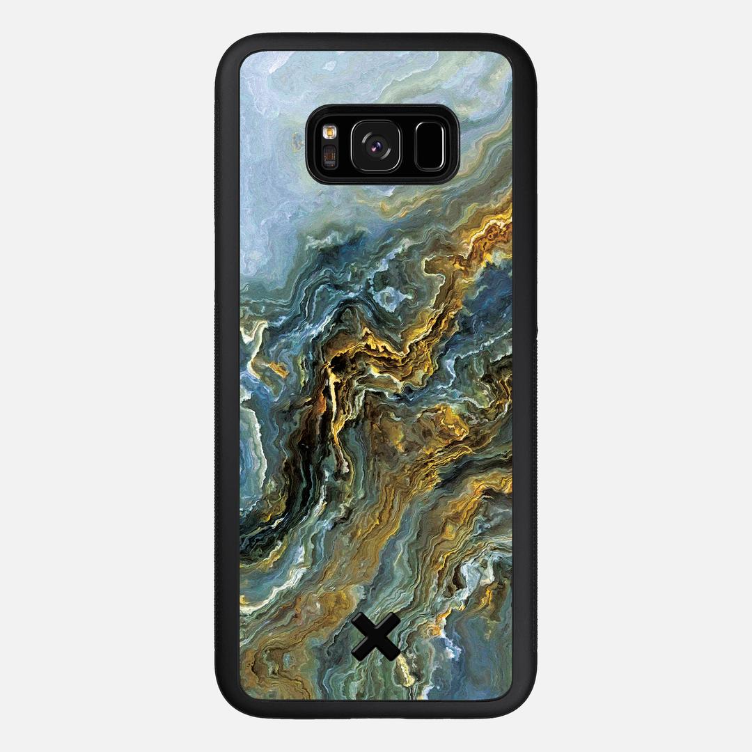 Indigo Case for the Samsung Galaxy S8 Plus featuring a UV Printed Wenge Wood backer with the Keyway X Mark#Phone Model_Galaxy S8 Plus