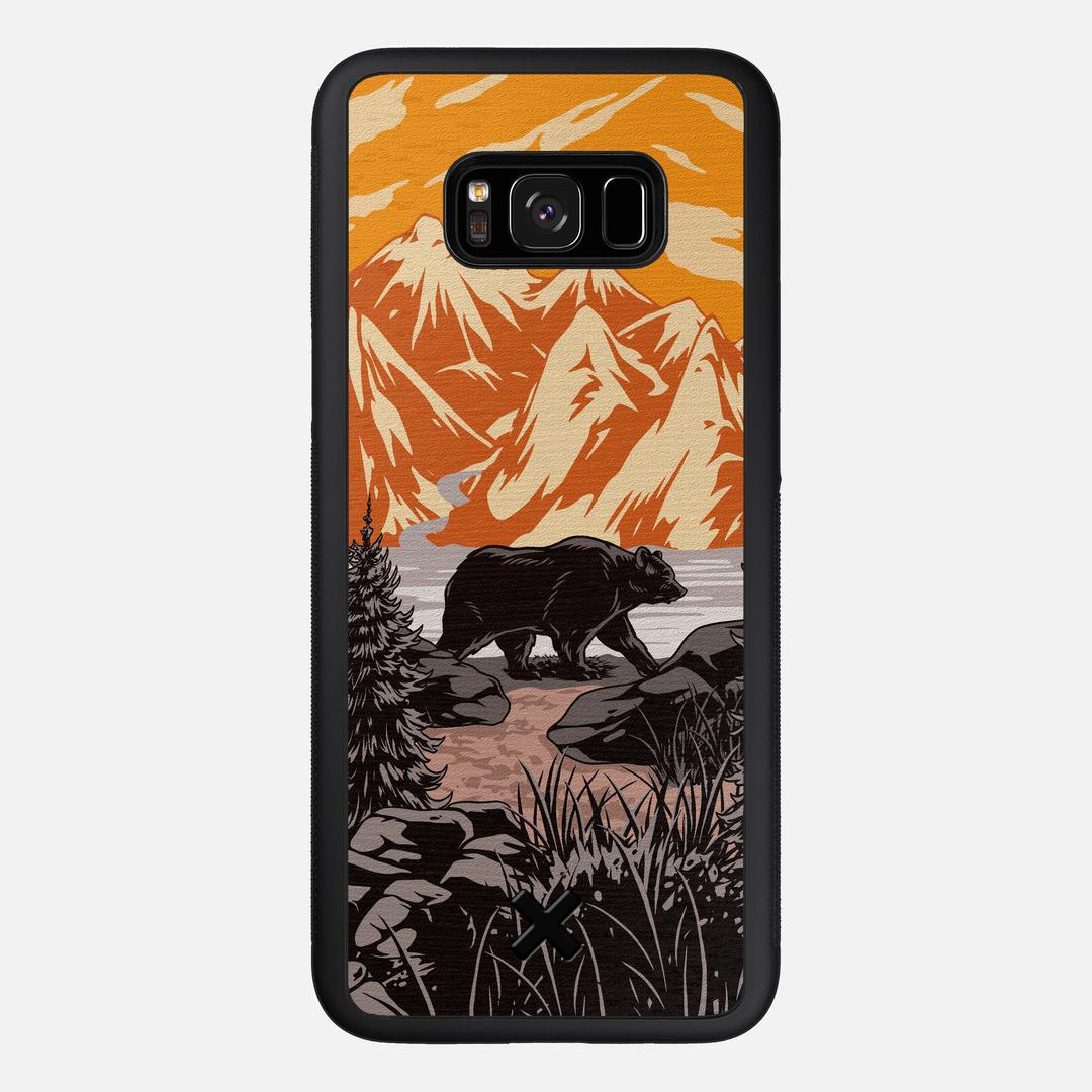 Kodiak Case for the Samsung Galaxy S8 Plus featuring a UV Printed Wenge Wood backer with the Keyway X Mark#Phone Model_Galaxy S8 Plus